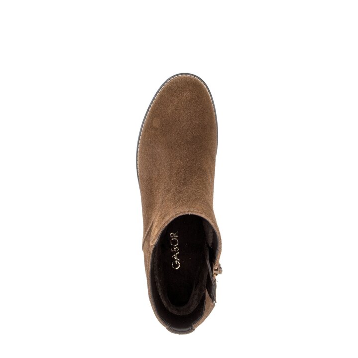Sportliche Stiefelette braun #5