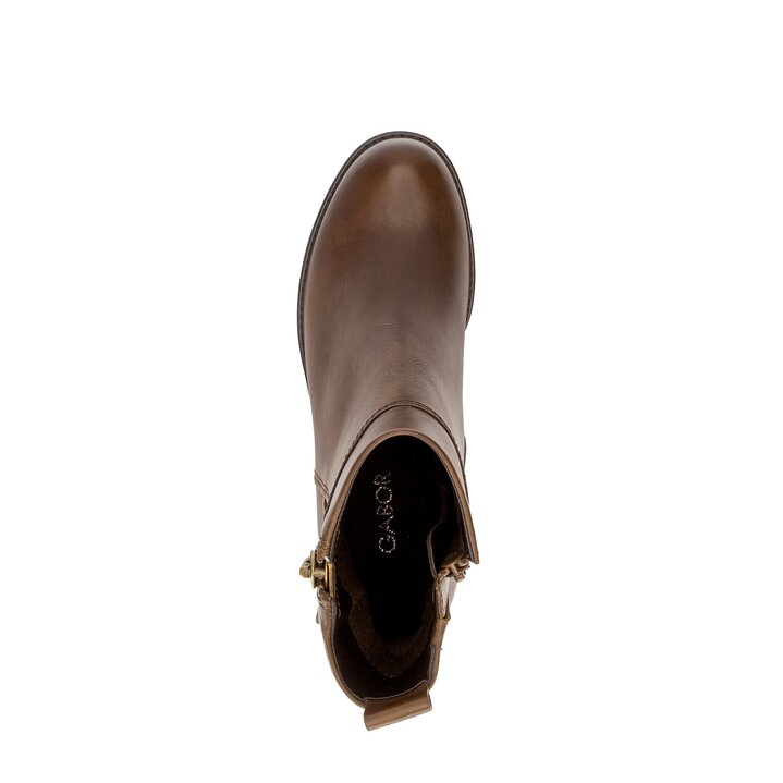 Sportliche Stiefelette braun #5