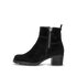 Sportliche Stiefelette schwarz