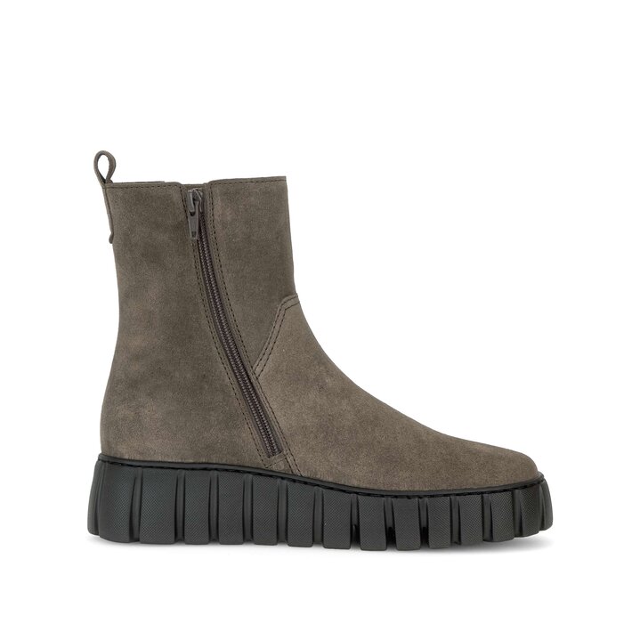 Stivaletto con plateau marrone #1