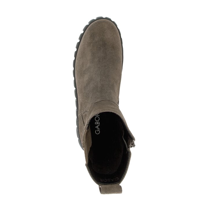 Stivaletto con plateau marrone #5