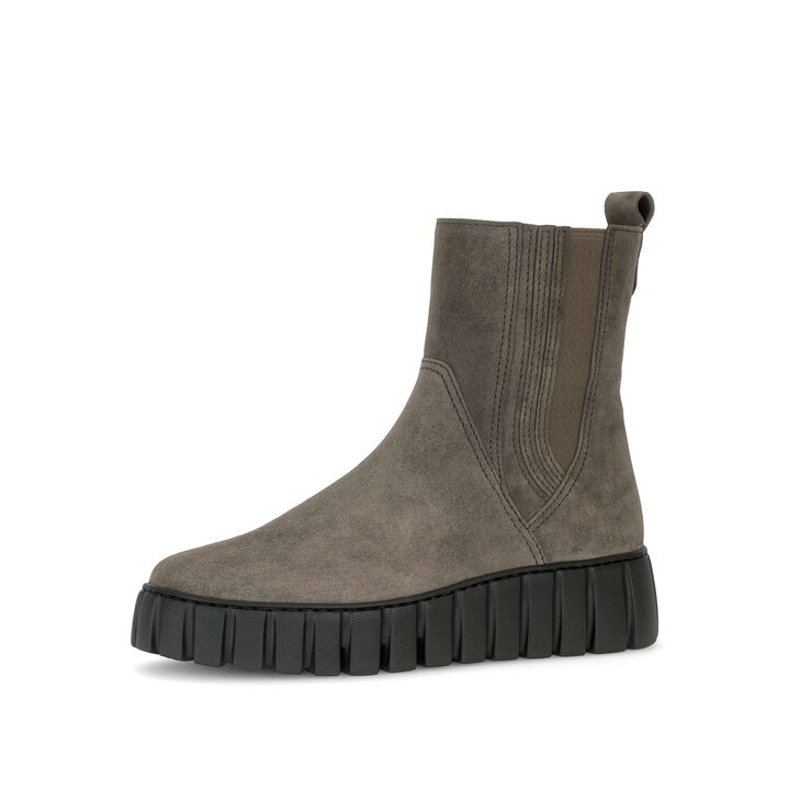 Stivaletto con plateau marrone #2