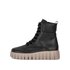 Stivaletto con plateau nero