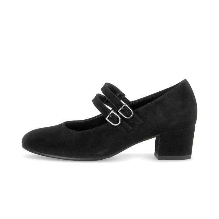 Spangenpumps schwarz #0