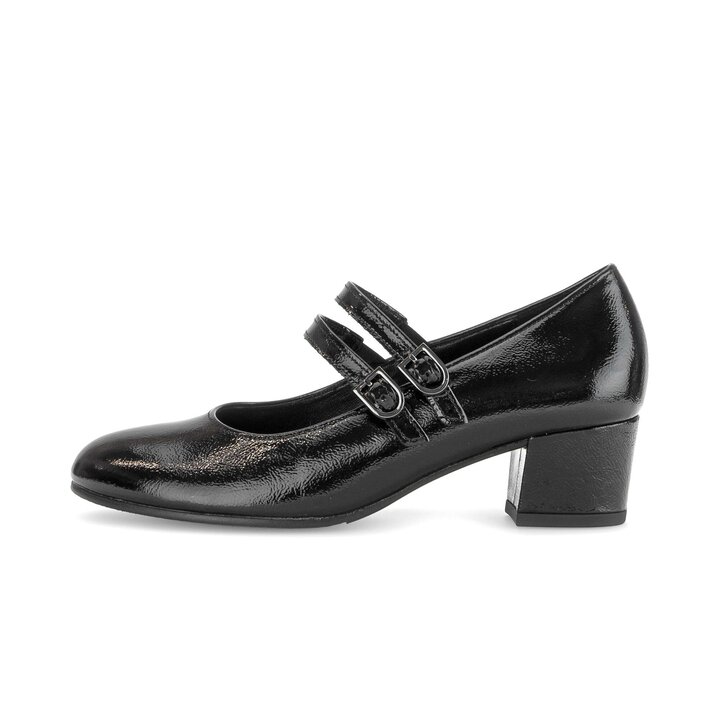 Spangenpumps schwarz #0