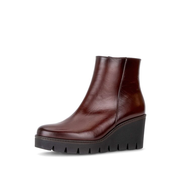 Stivaletto con plateau marrone #2