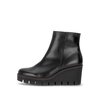 Stivaletto con plateau nero