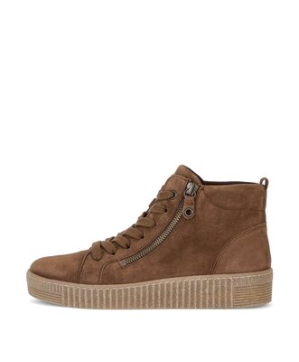 Sneaker high braun