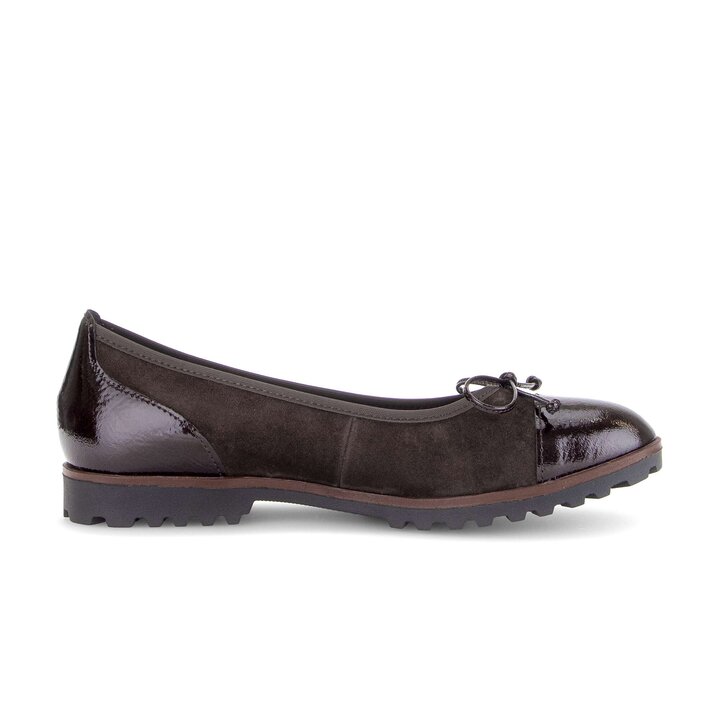 Ballerine sportive marron #1