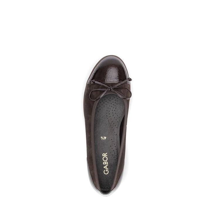 Ballerine sportive marron #5