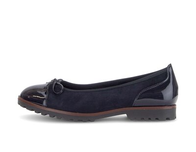 Sportliche Ballerina Blau