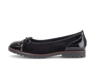 Sportliche Ballerina schwarz