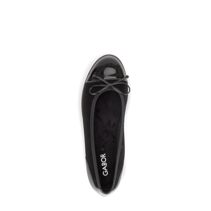 Sportliche Ballerina schwarz #5