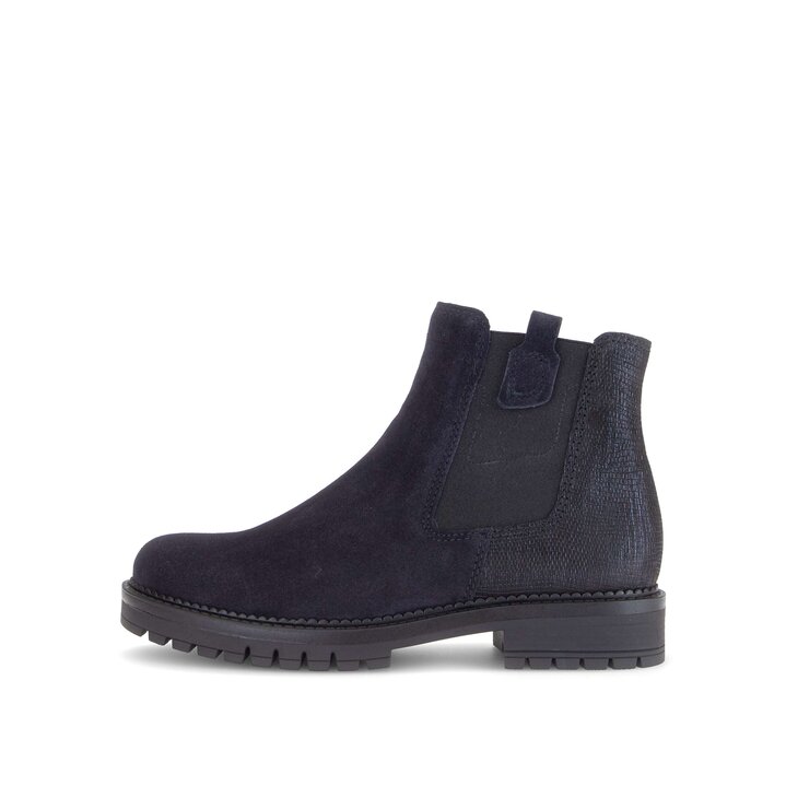 Stivaletto Chelsea blu #0