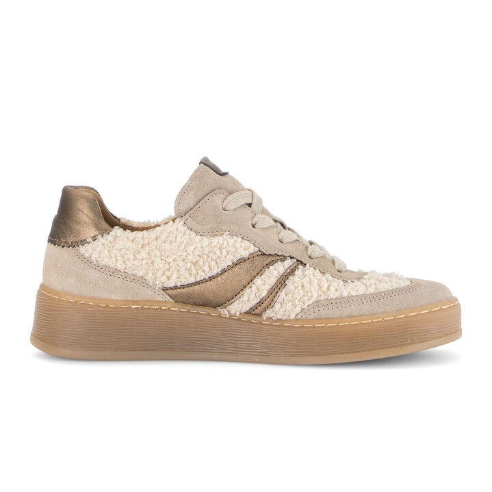 Sneakers basse beige #1