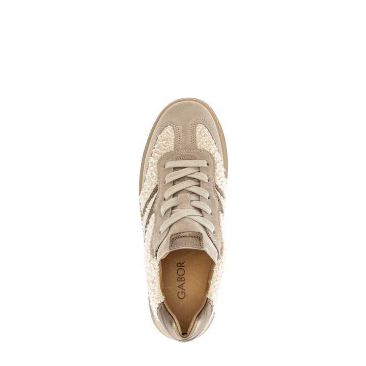 Sneakers basse beige #5