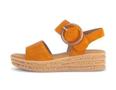 Sandalo con plateau verde