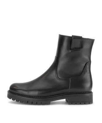Sportliche Stiefelette schwarz