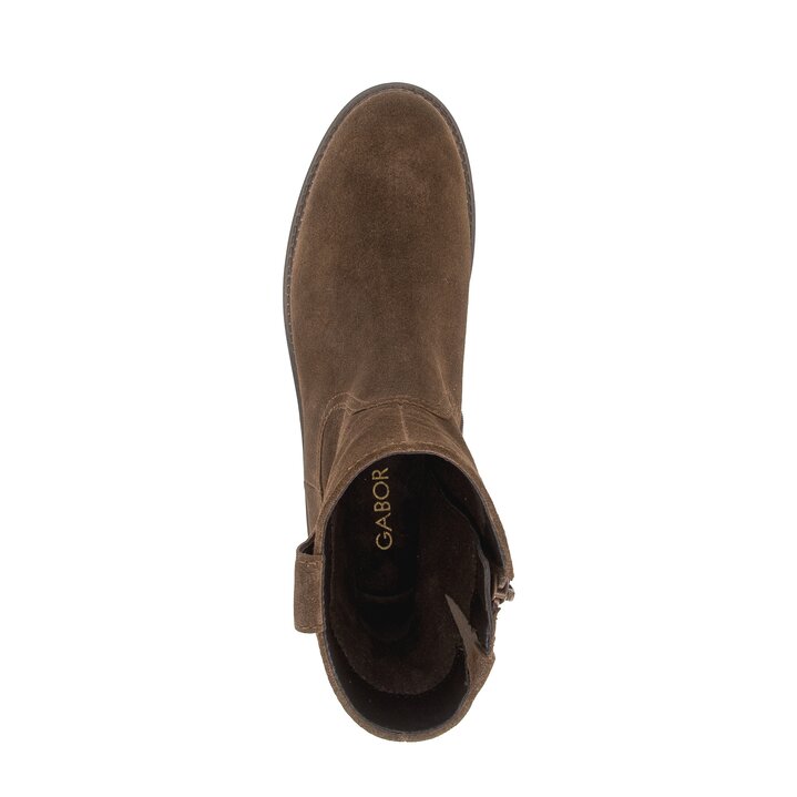 Sportliche Stiefelette braun #5