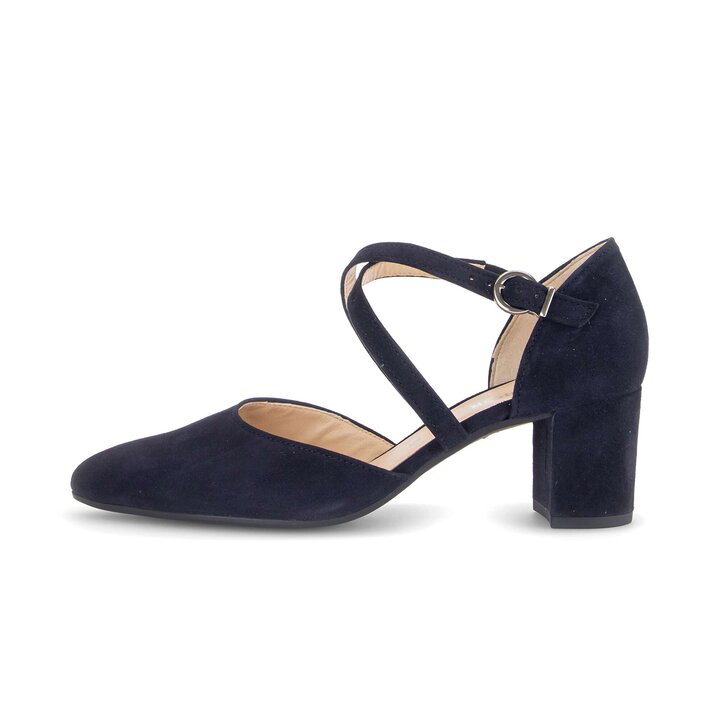 Spangenpumps blau #0