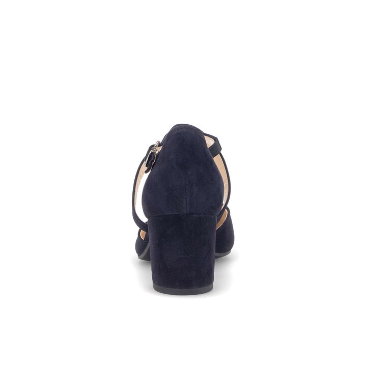 Spangenpumps blau #3