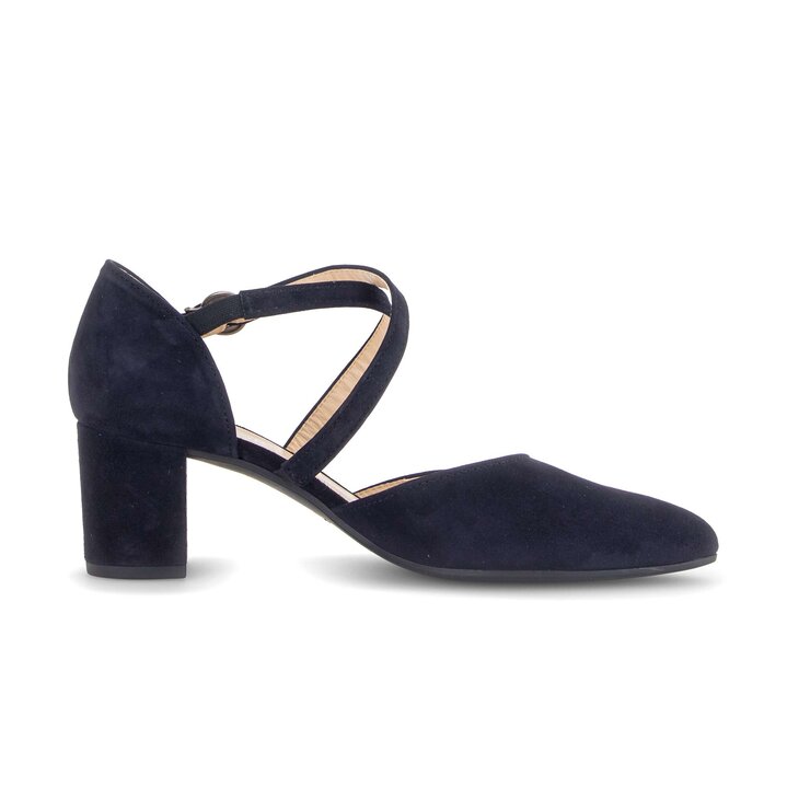 Spangenpumps blau #1