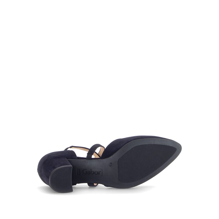 Spangenpumps blau #4