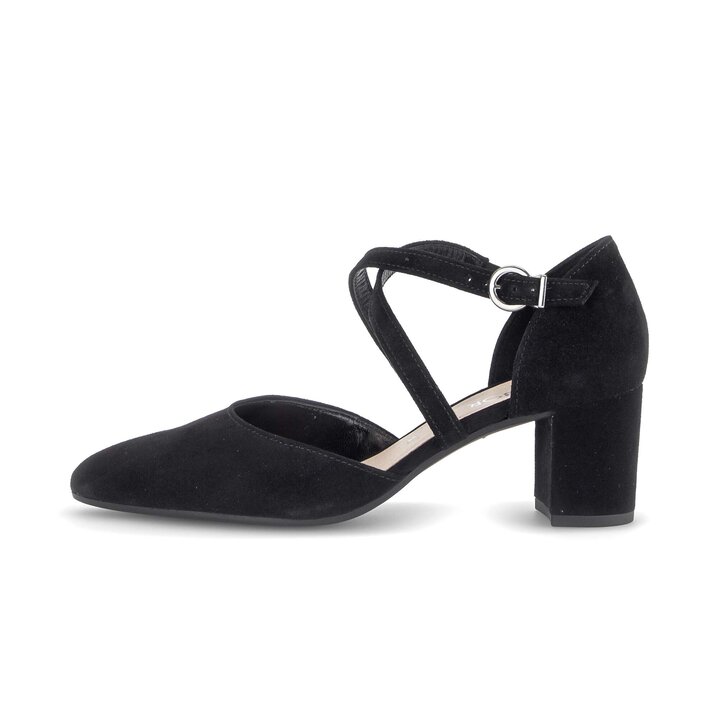 Spangenpumps schwarz #0