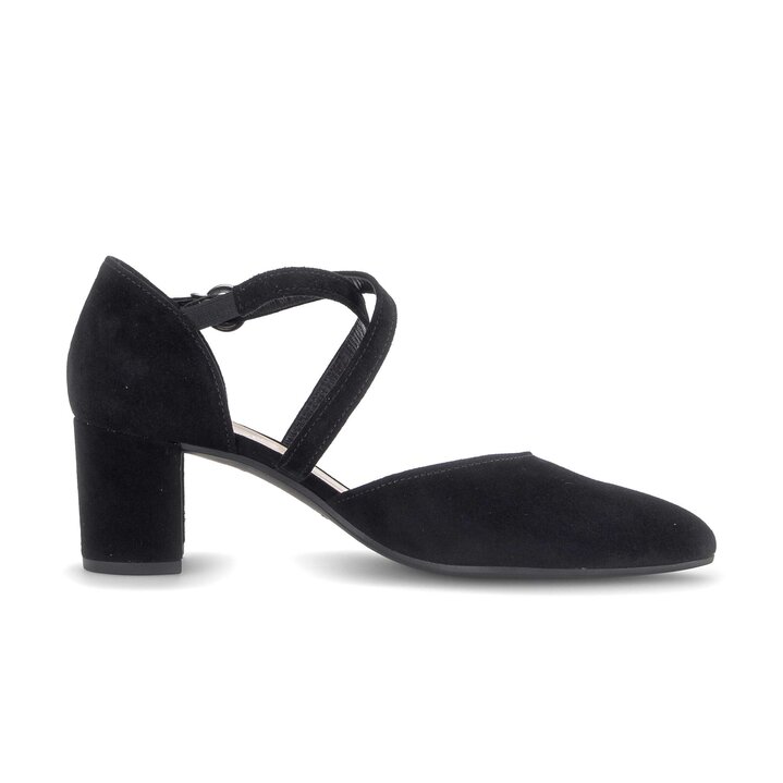 Spangenpumps schwarz #1
