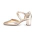 Spangenpumps gold