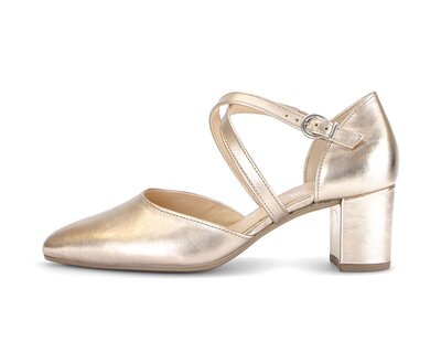 Spangenpumps gold