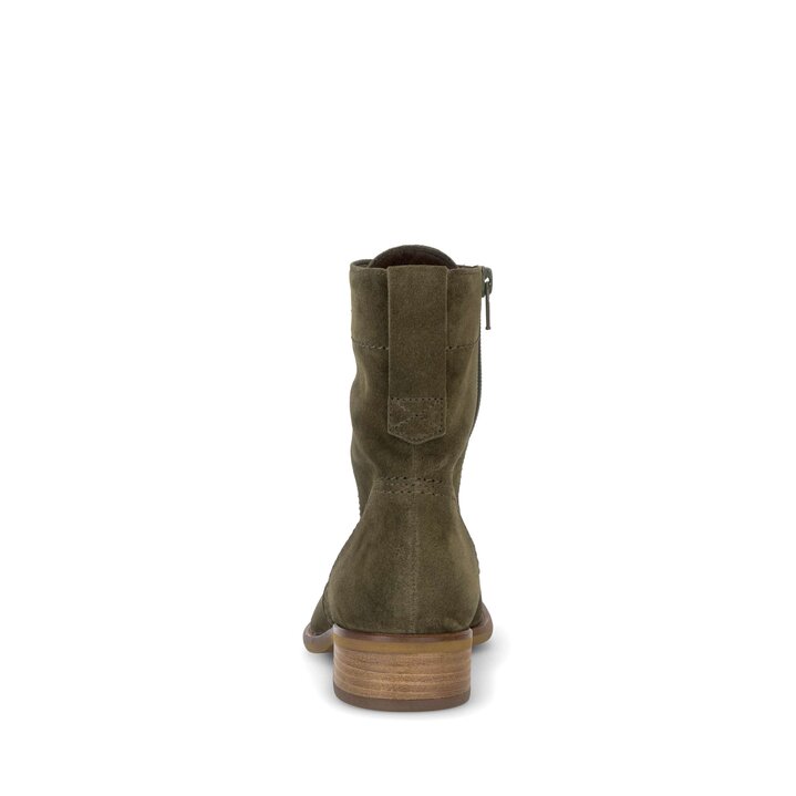 Schnürstiefelette Grün #3