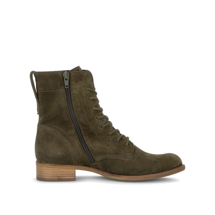 Schnürstiefelette Grün #1