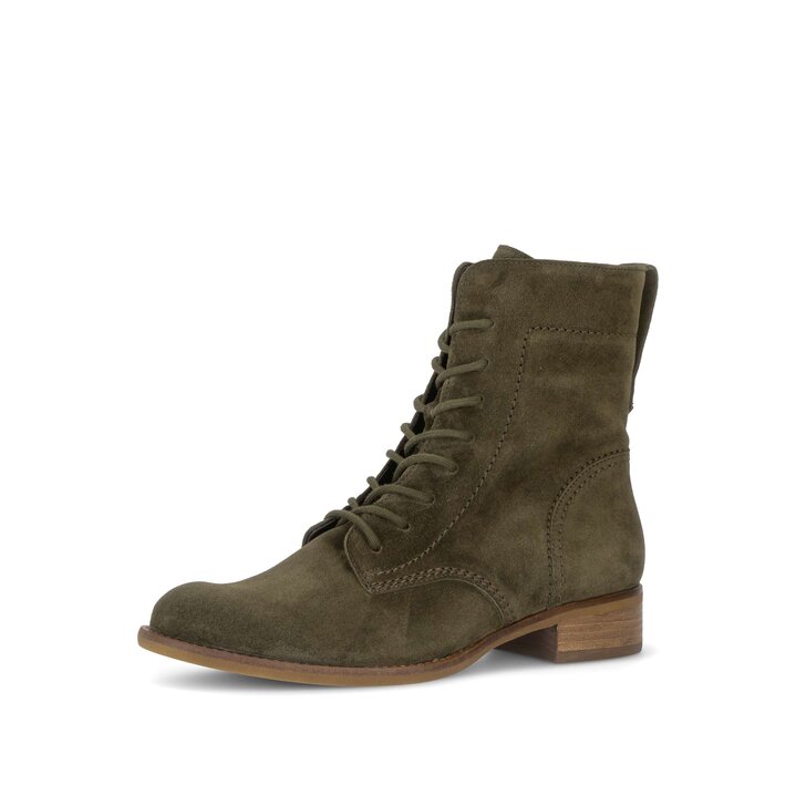 Schnürstiefelette Grün #2