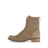 Schnürstiefelette braun