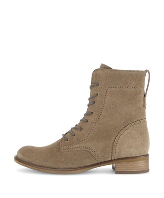 Schnürstiefelette braun