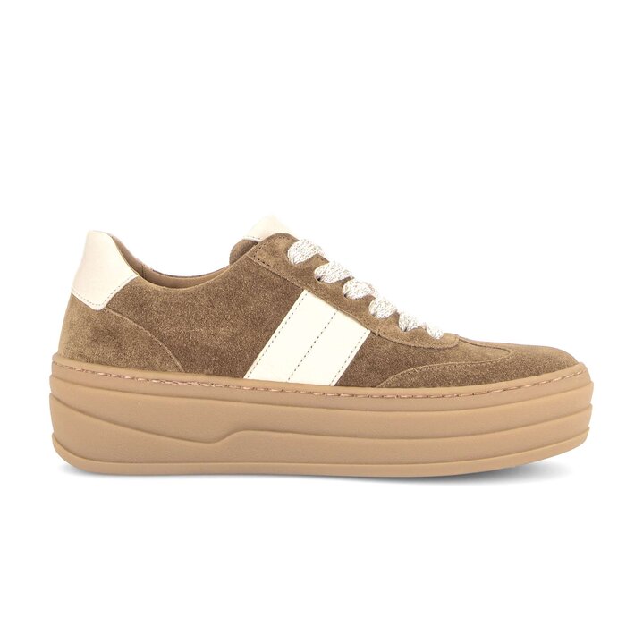 Sneakers basse marrone #1