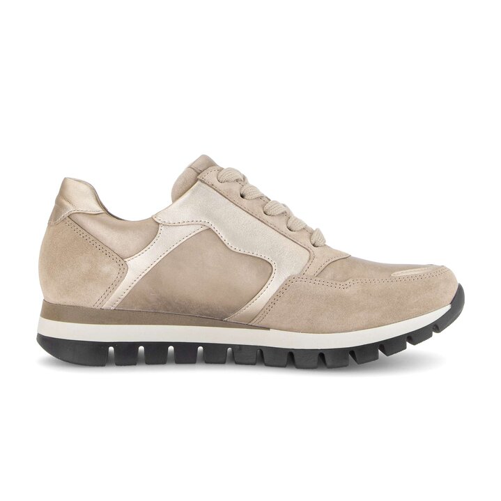 Sneakers basse beige #1