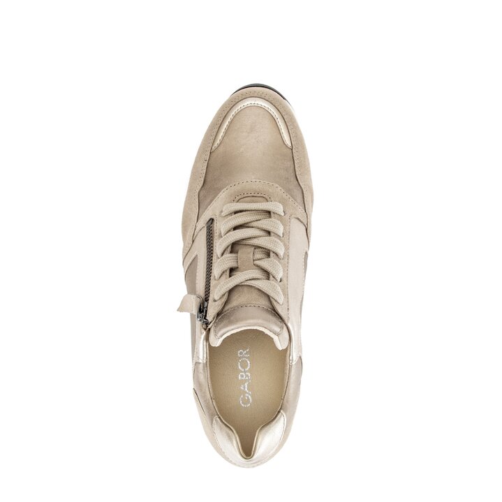 Sneakers basse beige #5