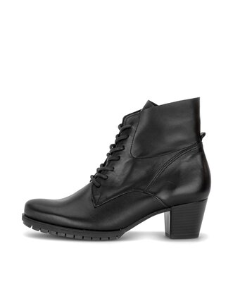 Schnürstiefelette schwarz