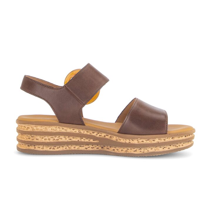 Plateau Sandale braun #1