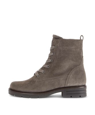 Schnürstiefelette braun