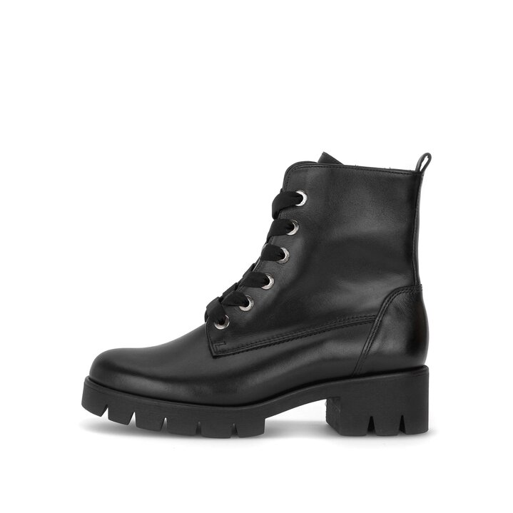 Stivaletto stringato nero #0