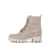 Stivaletto stringato beige