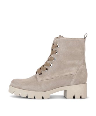 Stivaletto stringato beige