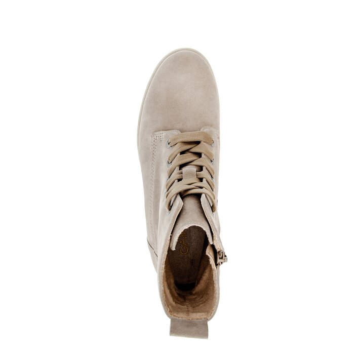 Stivaletto stringato beige #5