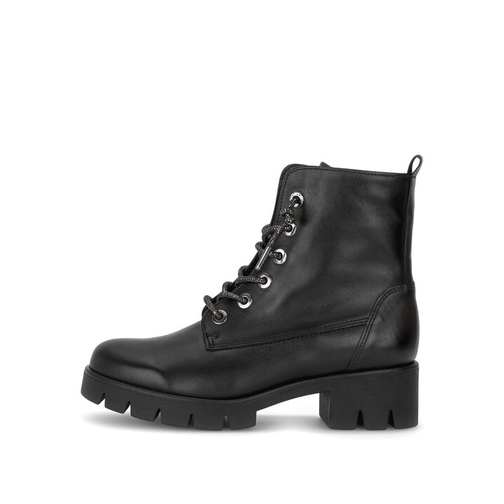 Stivaletto stringato nero #0