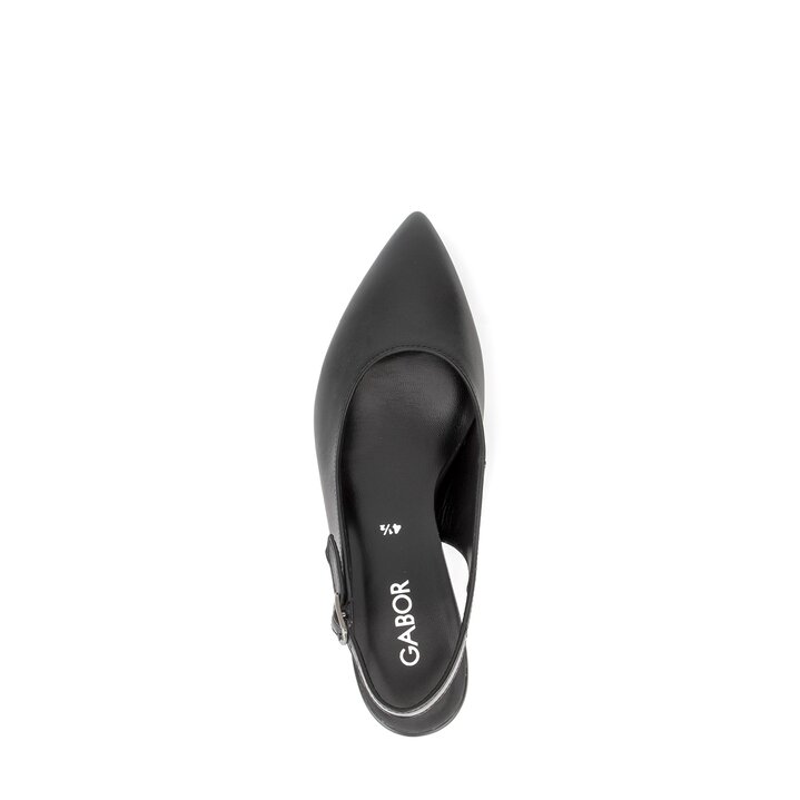 Slingback nero #5