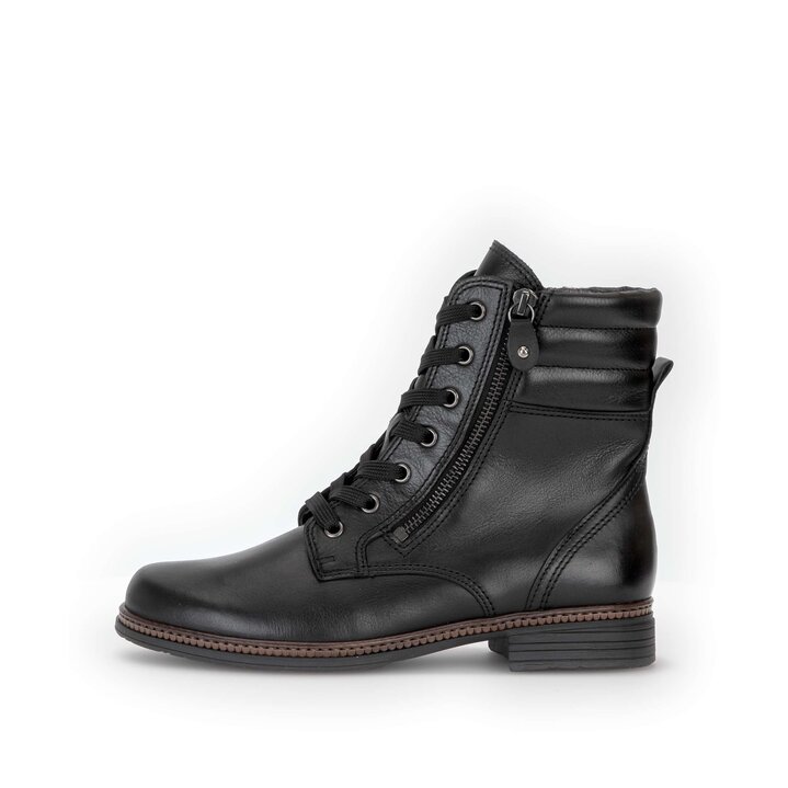 Stivaletto stringato nero #0