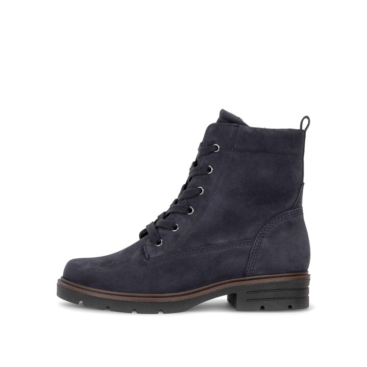 Stivaletto stringato blu #0